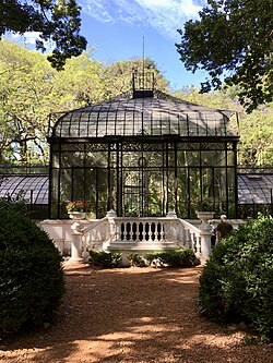 Main greenhouse in the Buenos Aires Botanical Garden