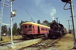 The Southern California Railway Museum in Perris has the largest collection of Pacific Electric Railway streetcars (known as the Red Cars).