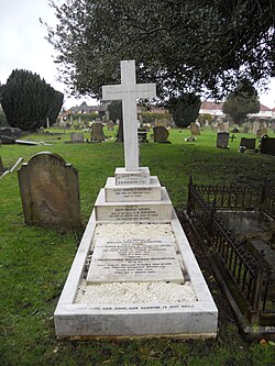 Grave of William Birdwood and family in Twickenham Cemetery
