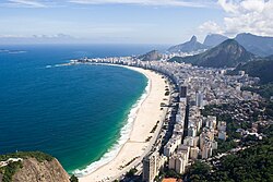 Copacabana Beach on a sunny day