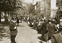 Jews are deported from Würzburg to the Lublin District of occupied Poland, 25 April 1942