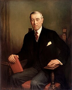 Wilson's 1913 official presidential portrait