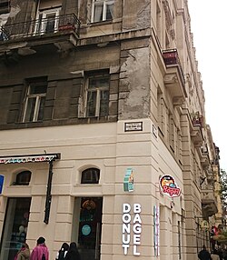 Gentrification taking place in a Budapest apartment building