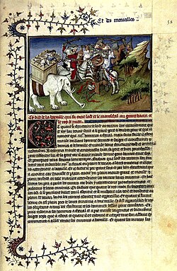 A page from Il Milione, from a manuscript believed to date between 1298 and 1299