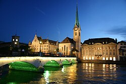 Zurich at night