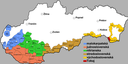 Wine-producing regions in Slovakia