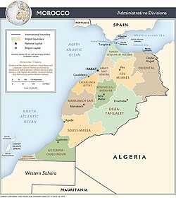The administrative regions of Morocco
