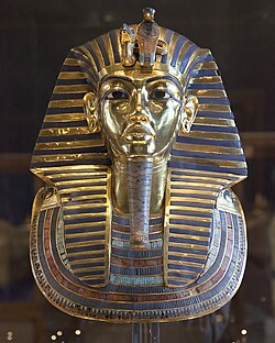 Tutankhamun's burial mask is one of the major attractions of the Egyptian Museum.