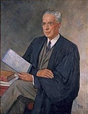 Judicial portrait of Starr, 1983, by Roy C. Gamble.