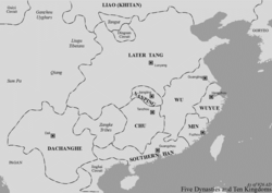 The Turkic Later Tang dynasty