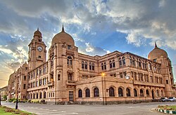 Karachi features several examples of colonial-era Indo-Saracenic architecture, such as the KMC Building.