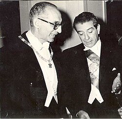 Arturo Frondizi with Adolfo López Mateos.
