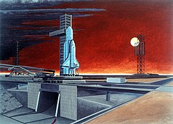 Illustration of Buran and Energia at Site 110