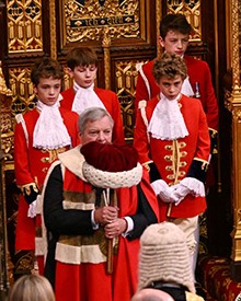 The Cap of Maintenance at the State Opening of Parliament