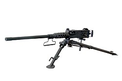 A .50 caliber M2 machine gun: John Browning's design has been one of the longest-serving and most successful machine gun designs