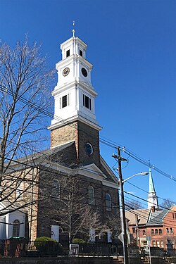 First Reformed Church, built in 1812, long the tallest building in the city