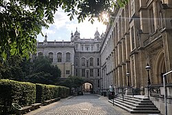 The Maughan Library courtyard