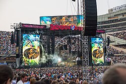 Soldier Field during the Fare Thee Well: Celebrating 50 Years of the Grateful Dead tour, 2015