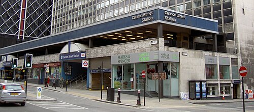 Cannon Street railway station, a Poulson building