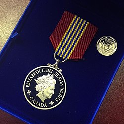 Sovereign's Medal for Volunteers Medal and Pin