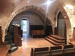 Interior of the Ramchal Synagogue