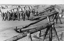 One of the many propaganda photographs of Rommel on inspection tours of the Atlantic Wall