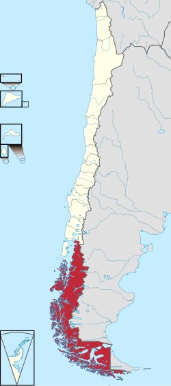 Official boundaries of Chilean Patagonia