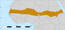 Famine-affected areas in the western Sahel belt during the 2012 drought.