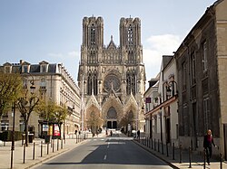 The Reims Cathedral, built where Clovis I was baptised by Remigius, functioned as the site for the coronations of the kings of France in the kingdom.