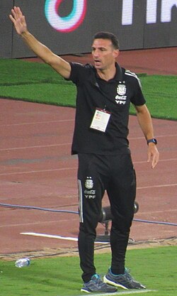 Current head coach Lionel Scaloni
