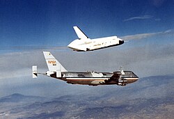 Space Shuttle Enterprise detaches from Shuttle Carrier Aircraft N905NA during ALT-13