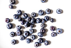 Fresh blueberries