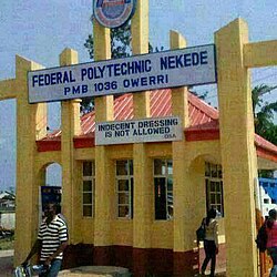Federal Polytechnic, Nekede in Owerri, Nigeria