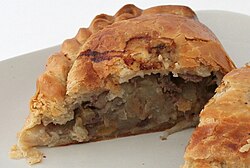 A Cornish pasty