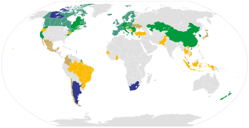 Carbon taxes and emission trading worldwide