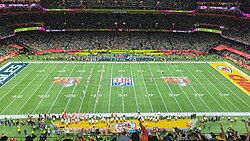 Opening kickoff of Super Bowl LIX