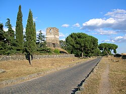The Appian Way (Via Appia), a road connecting the city of Rome to the southern parts of Italy, remains usable even today
