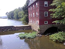 The rebuilt mill after the 1888 fire is the one that stands at the site today.[24]