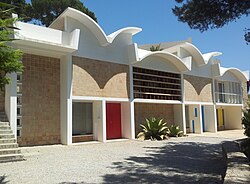 Pilar and Joan Miró Foundation in Palma, Mallorca. Pictured is Miró's former workshop, built by Josep Lluís Sert.