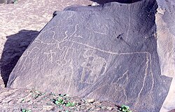 Rock art in the Sahara Desert