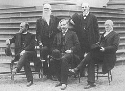 The faculty of Drew Theological Seminary, c. 1880–1890