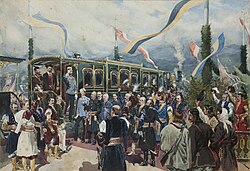Visit of Emperor Franz Joseph I of Austria to Galicia in 1880