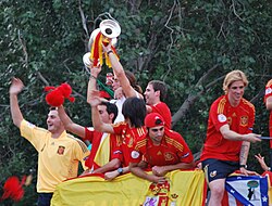 Spain, European champions in 2008