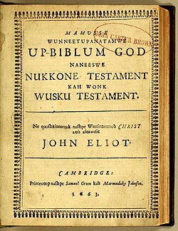 Eliot Indian Bible