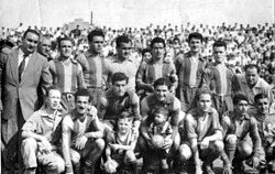 Atlanta team of 1956 that won the Primera B title.
