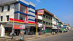 An Alfamart convenience store in Pontianak, Indonesia