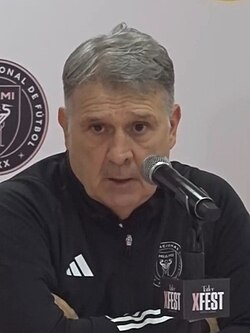 Gerardo Martino at press conference