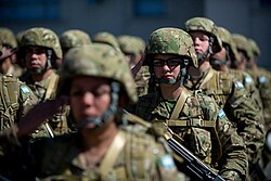 Parade of the Argentine Army, 2016.