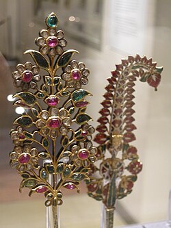 Sarpech (Turban ornament) with Safed chalwan back