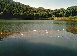 Karagöl (Lake Tantalus) near the summit of Mount Yamanlar